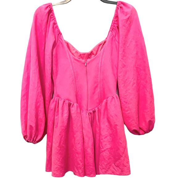 Asos Design Corset Skater Mini Dress Pink Size 2 - Picture 4 of 10